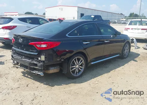 2015 Hyundai Sonata Sport 2.0T из США, поврежденный, VIN 5NPE34AB5FH071212